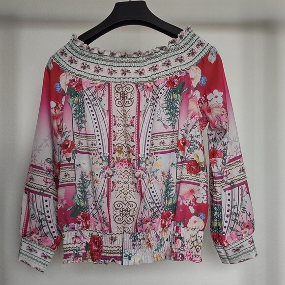 Silky short blouse - Picture 4 of 4